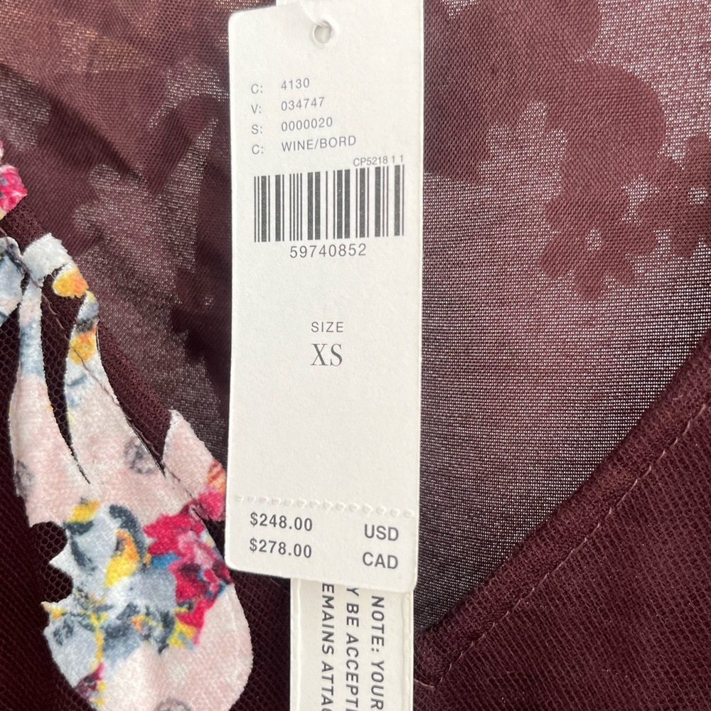 NWT Anthropologie Geisha Designs Cassandra Appliqued Tulle Maxi Dress - Picture 7 of 10